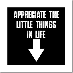 Appreciate the little things in life Posters and Art